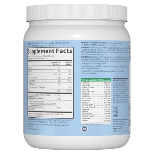 Garden of Life SPORT Whey+ Skin Health Protein, Vanilla Flavor, 15 Servings - image 8