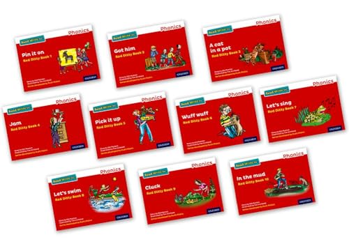 Read Write Inc Phonics Red Ditty Bks x10