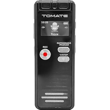 Gravador de Voz Digital Portátil 8GB Áudio Claro e Alta Sensibilidade Bateria de Longa Duração Reprodução Integrada Para Aulas, Reuniões e Entrevistas