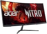 Acer Nitro 34” Gaming Monitor | QHD 3440 x 1440 | 1500R 21:9 Curved | AMD FreeSync Premium | 200Hz Refresh Rate | 1ms (VRB) | 1 x Display Port 1.4 & 2 x HDMI 2.1 Ports | ED340CUR X0bmiipx