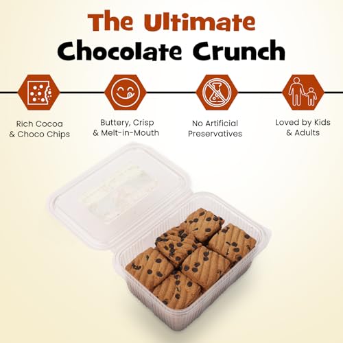 Image of Panchhi Chocolate Biscuits 345 Gram Rich Cocoa Flavor Buttery and Crispy Texture with Choco Chips Perfect Snack Treat for All Ages Delicious and Indulgent Chocolate Experience (6 Month Shelf Life)