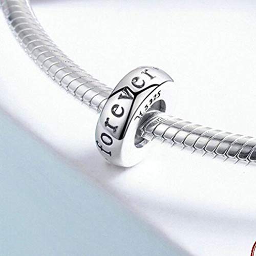 Image of Anniversary Christmas Charms Clip Charm Stoppers Beads Original 925 Sterling Silver Stars Flower Crystal Spacer Bead for Bracelet Charm