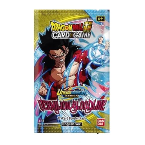 Toei Animation Dragon Ball Super Card Game - Box of 24 Vermilion Bloodline English Envelopes + Promo