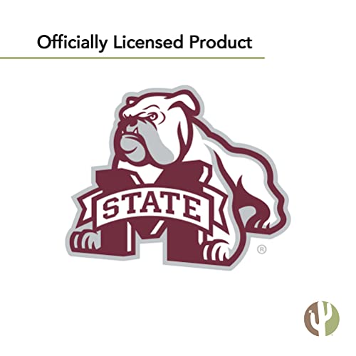 Image of Desert Cactus Mississippi State University Lapel Pins 3 Pack Bulldogs MSU Logo Enamel Made of Metal (Pin Set)