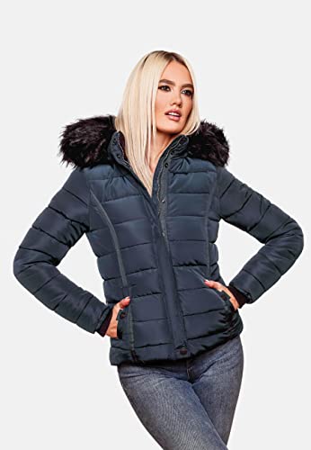Navahoo Damen Winterjacke Miamor Blau Gr. XL