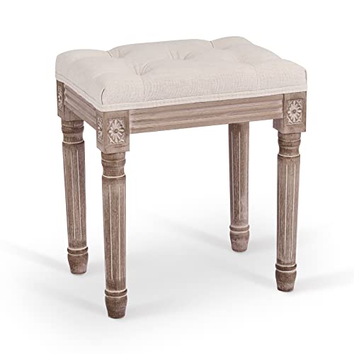 VONLUCE Schminkhocker Polsterhocker Kosmetikhocker Hocker für Schminktisch...