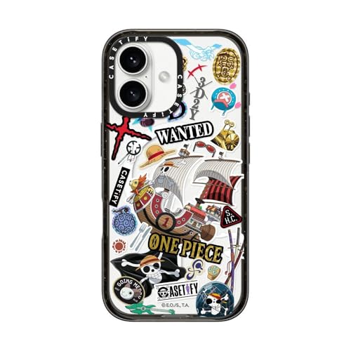 CASETiFY MagSafe ΉCpNg iPhone 16 P[X [MILKi (4x MIL-STD-810G) / 2.5m̗NA / One Piece Co-Lab] - NA ubN -ONE PIECE 25