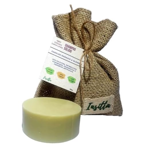 Shampoo em barra 100% Natural de Cupuaçu e Neen Cabelos Normais a Oleosos