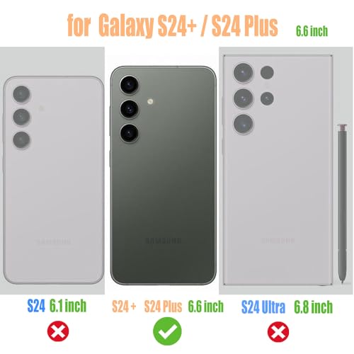 Coque souple Galaxy S24 Plus contre les rayures à imprimé fleuri