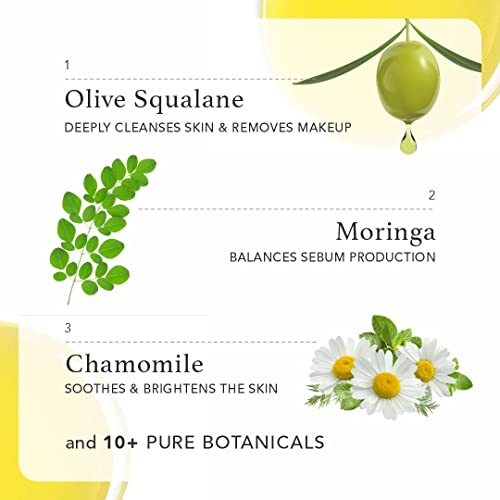 Image of RAS Luxury Oils Gleam- Pollution & Makeup Melting Cleansing Oil; Enriched With Olive Oil, Moringa & Chamomile Extracts; Melts Makeup, Removes Dirt and Buildup, Calms & Brightens the Skin ; 50 ml
