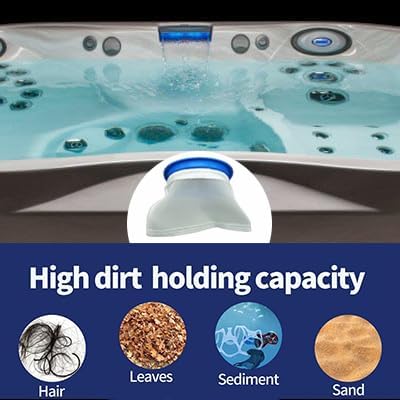 fits for Hot Tub Sundance Filter Part: Pro-Polish 5" Filter Bag HTCPSD 2540-389(2 Pack)