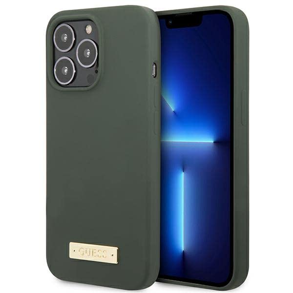Guess GUHMP13XSPLA Coque Rigide en Silicone pour iPhone 13 P