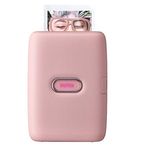 ROUZIHU Exquis Cadeau Mini Imprimante Portable, Bureau À La Maison de Fichiers Photo et Autres Équipement D'impression(Roze)