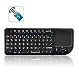  Mini clavier sans fil 2,4 GHz avec pavé tactile et pointeur laser