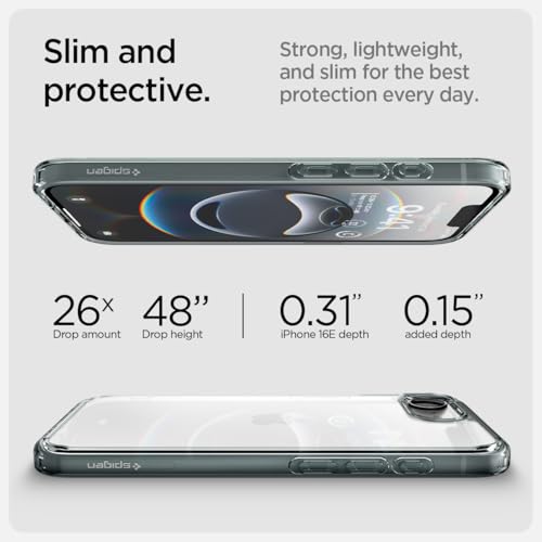 Image of Spigen for iPhone 17e / 16e Case, Ultra Hybrid [No Magnet Ring][Anti-Yellowing] - Space Crystal