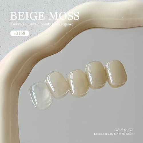 image for GAOY Jelly Gel Nail Polish, 16ml Sheer Translucent Soak Off Gel Polish