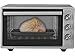 Produktbild ICQN 42 Liter Minibackofen, 1300 W, Umluft, Pizza-Ofen, Doppelverglasung, Timer, inkl. Backblech Set, Elektrischer Mini Ofen, 40°-230°C, Emailliert Inox Grau