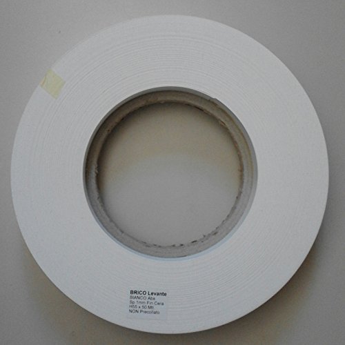 Bordo ABS non preincollato, spessore mm 1, bianco
