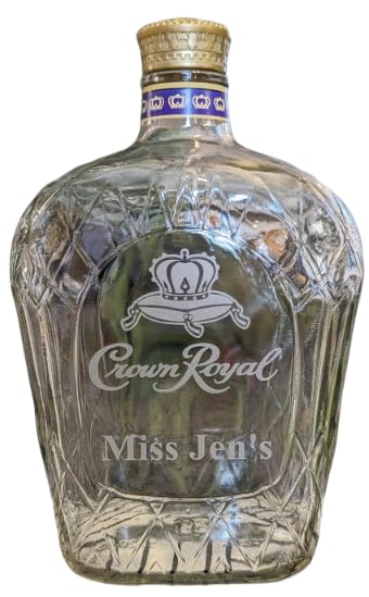 Compatible replacement for Crown Royal Whisky Personalized Engraved EMPTY Bottle/Decanter