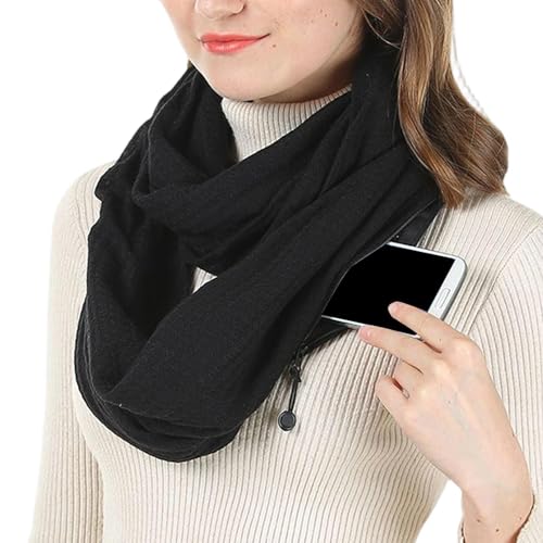 Bufanda - Tela, Cuello | Bufandas Para Mujeres, Bufanda De Ligero Y Suave Para Mujeres Calor De Invierno Estilo Viaje Ropa Al Aire Libre Y Uso Cómodo Diario Con Un