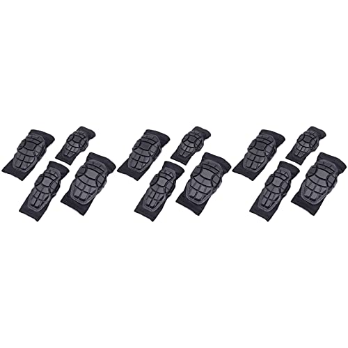 Kit de 6 protections enfant avec coudières et genouillères souples S pour vélo et trottinette