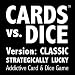 Pelaez Creative LLC Cards vs. DICE - Strategically Lucky - Addicting Card & Dice Game