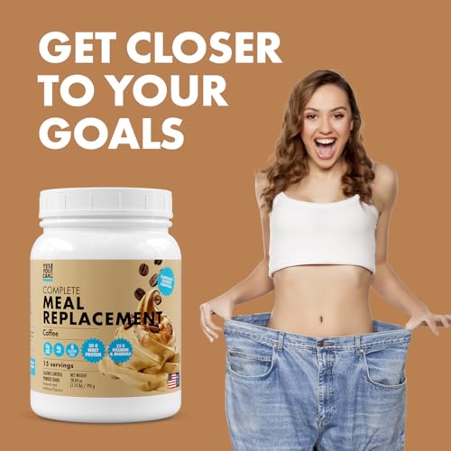 yes you can meal replacement shake - 20g protein 4g fiber 21 vitamins amp minerals 0g added sugar - meal replacement protein powder - complete all-in-one nutrition - 15 servings coffee