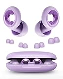 PATNRAB Ear Plugs Noise Cancelling for Sleeping: 45dB Earplugs with 8 Eartips & Ultra-Soft Silicone - Reusable Earbuds for Concerts, Travel, Snoring, Side Sleepers