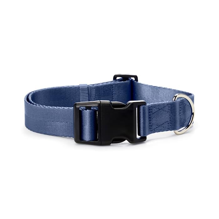 Youly Blue Adjustable Dog Collar Pack of 2, XS-S