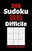 200 Sudoku 数独 Difficile Format de poche: avec Solutions