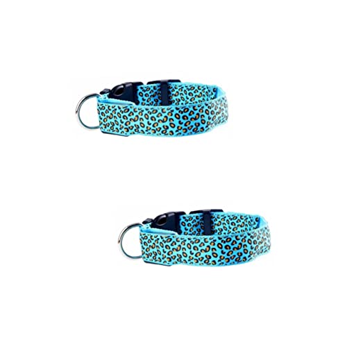 2 Peças Coleira De LED Coleira De LED Coleira De Cachorro Ajustável Coleira De LED Para Cachorro À N