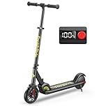 FanttikRide C9 Elektroroller für Kinder 8-12 Jahren, 2 Geschwindigkeiten 10/16 km/h, 8 KM Reichweite, Höhenverstellbar, Faltbar, E Roller Kinder Schwarz
