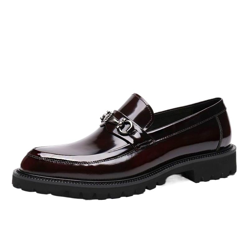 Men’s Slip-On Comfort Orthopedic Oxford Shoes, Leather Business & Casual Dress Shoes for Men, Round Tip Walking Loafers, New Office Shoes