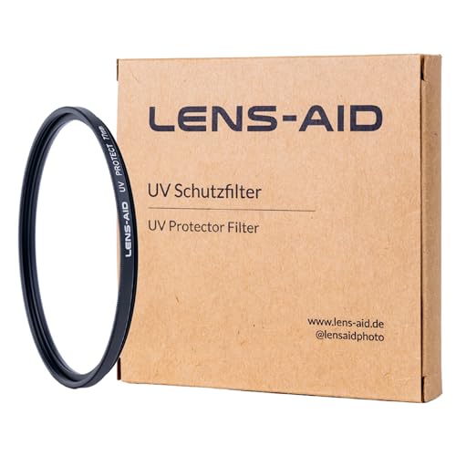 Lens Aid Filtro UV 77 mm Filtro Objetivo Cristal Schott B270