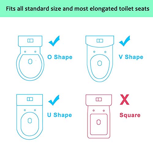 Potty Training Seat with Step Stool Ladder,SKYROKU Potty Training Toilet for Kids Boys Girls Toddlers-Comfortable Safe Potty Seat with Anti-Slip Pads Ladder (Blue)