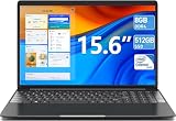 PKHOZ Laptop Computer, 15.6 inch Laptop, 8GB RAM 512GB ROM, Celeron I2 Dual-Core Processors, 1366 * 768 IPS, Traditional Laptop Computers Support Mini-HDMI, TF Card, Type-C