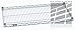 Nexelate Silver Epoxy Wire Shelf 72x36
