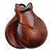 Semi-Professional Flamenco Jale Spanish Castanets - Bubinga Wood, Rich Natural Finish, Authentic Sound for Dance Performances & Practice, Made in Spain (#5)
