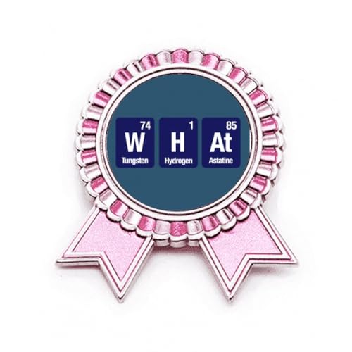 Broche science rose M en métal, finition artisanale pour passionnés