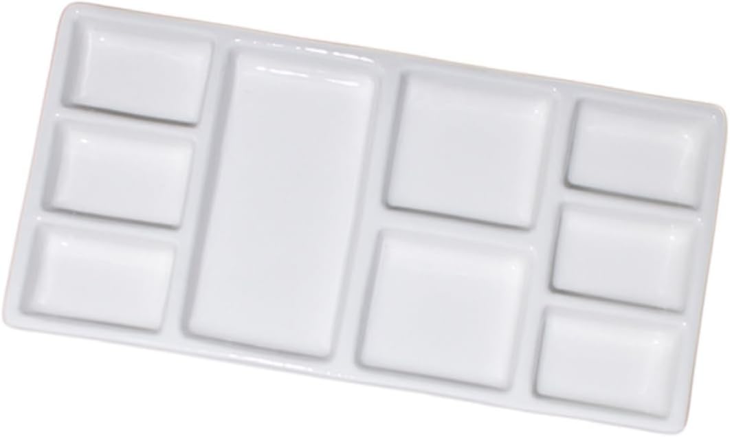 Pigment Tray for Artists Watercolor Travel Palette Gouache Mixing Plate DIY Pigment Holder Painting Pallet Mixing Plate