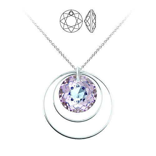 Preisvergleich Produktbild SC Crystal Damen-Halskette aus rhodiniertem Metall