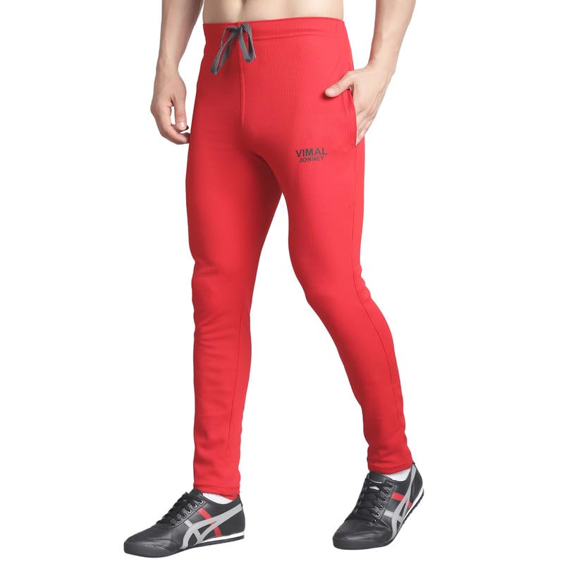 Image of Mack Jonney Solid Regular Fit Polyster Lycra Trackpant for Men-P