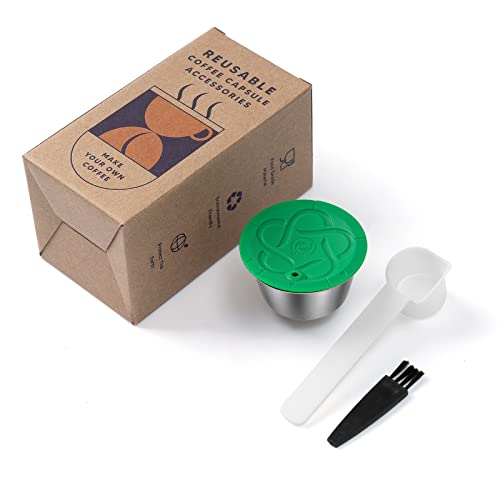 Cápsulas de café recargables reutilizables cápsulas Acero inoxidable Capsulas Reutilizables Dolce Gusto Cápsula filtro Compatibles Cafe Dolce Gusto...