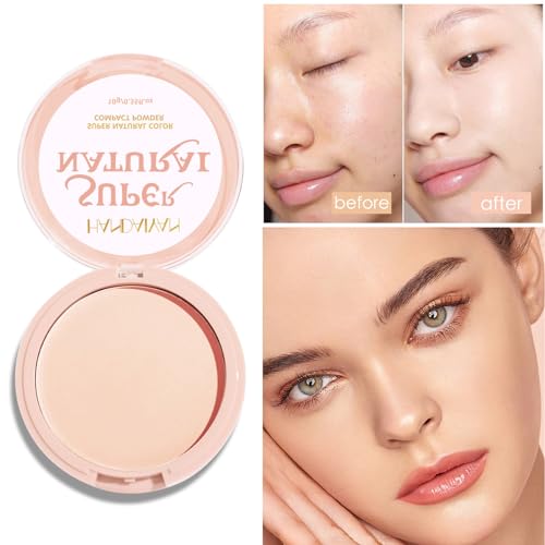 Matte Translucent Face Powder Compact, Baking Powder Makeup Foundation - Long Lasting, Oil Control, All Skin Types - Image 3