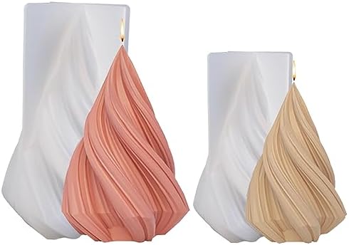 Stampi Per Candele In Silicone A Forma Di Cono - Set 2 Pezzi, Per Candele E Saponi Fai Da Te - Foto 4