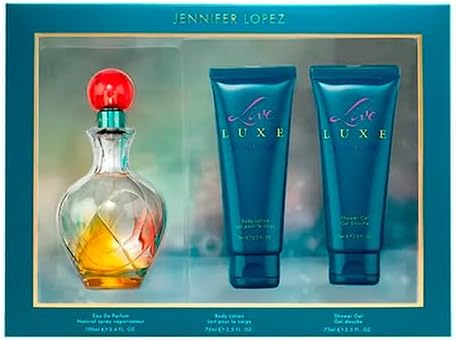 J Lo Jennifer Lopez Live Luxe 3Pc Women Set Include: 1 X 100Ml Edp Sp 1 X 75Ml Body Lotion 1 X 75Ml Shower Gel