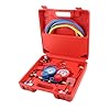 CHICIRIS AC Refrigerant Manifold Gauge Set, Professional Diagnostic Tool with Color Coded Hoses for Automotive A/C Systems Repair #2