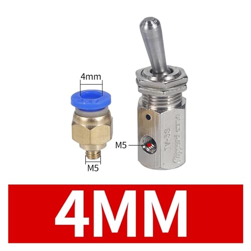 Valve d'échappement pneumatique TV-3S pour commande de vérin M5 4mm - 3