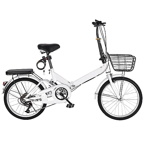 JTBDWOSK Faltbares Fahrrad 20/22 Zoll Klappfahrrad Rahmen aus...