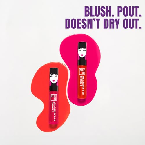 Image of Elle18 2Timing Lip& Cheek Tint CandyFloss 4ml (Pack of 3)